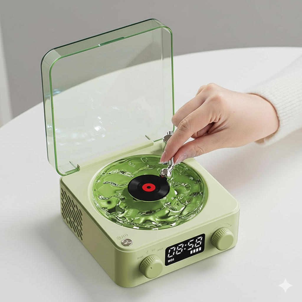 Mini Retro White Noise Bluetooth Speaker – Portable Sound & Sleep Aid