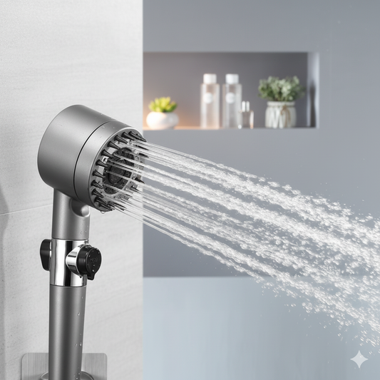 Third Gear Adjustable Supercharged Shower Head – Strong Household Bath & Shower Hose