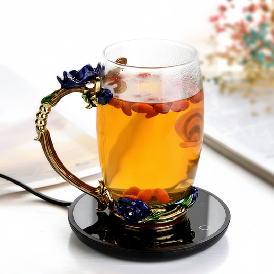 Coffee Mug Cup Warmer – Electric Beverage Heater for Home & Office Use