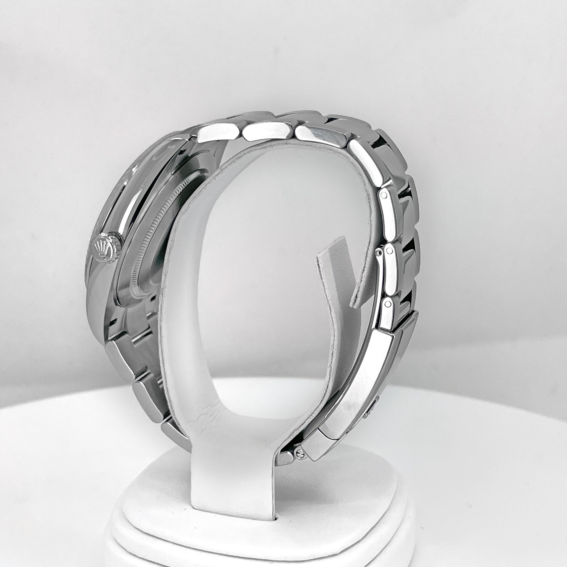 , Datejust 41, Oystersteel and 18K White Gold, Bright Blue with Diamonds Dial, Oyster 126334-0015