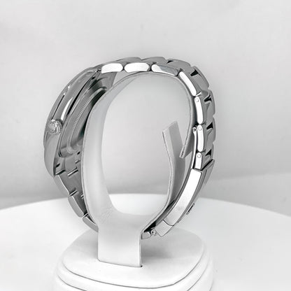 , Datejust 41, Oystersteel and 18K White Gold, Bright Blue with Diamonds Dial, Oyster 126334-0015