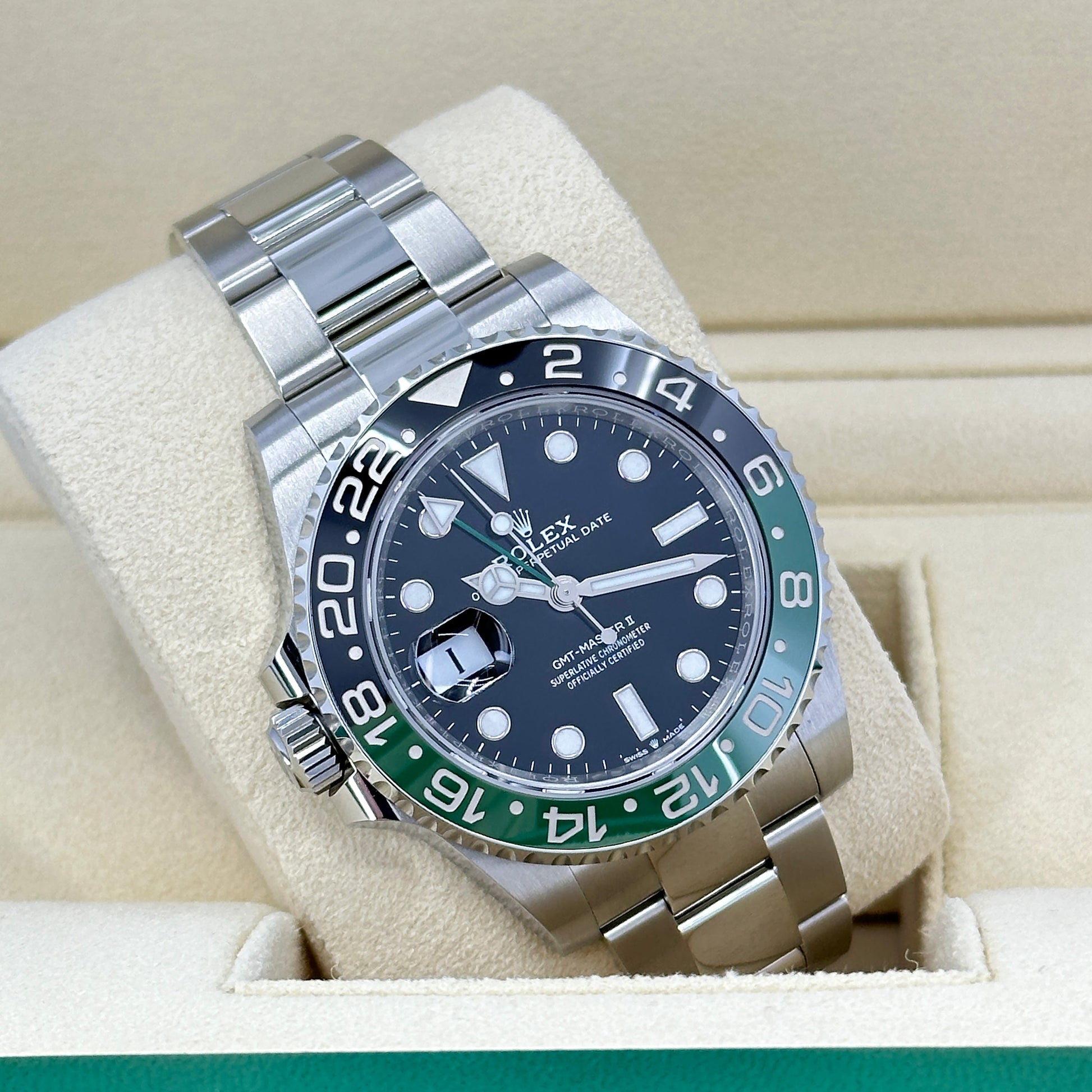 , Gmt-Master II Sprite, Oystersteel, Black, 40Mm, Oyster, Ref# 126720Vtnr-0001