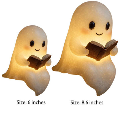 Cute LED Ghost Night Light – Children's Bedside Sleep Lamp & Halloween Decoration