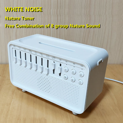 3-in-1 Bluetooth Speaker – White Noise Sleep Night Light & Humidifier with Nature Sounds