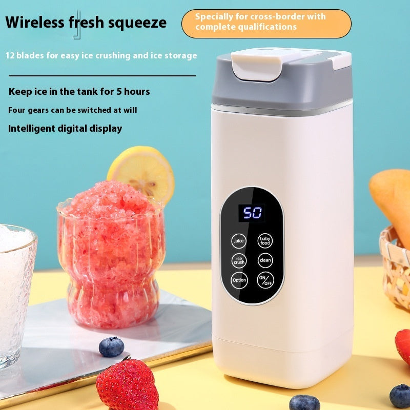 USB Rechargeable Portable Juicer – Ice Crushing Household Juicer Cup