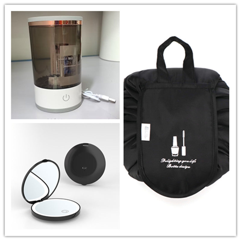 Portable Electric Makeup Brush Cleaner – USB Charging Automatic Cosmetic Brush Tool