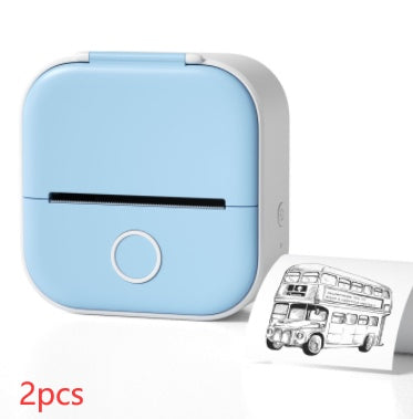 Portable Mini Thermal Label Printer – Bluetooth-Compatible Home & Photo Printer