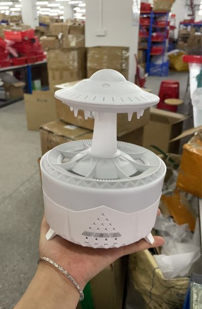 UFO Raindrop USB Humidifier – Aroma Diffuser & Home Mist Maker