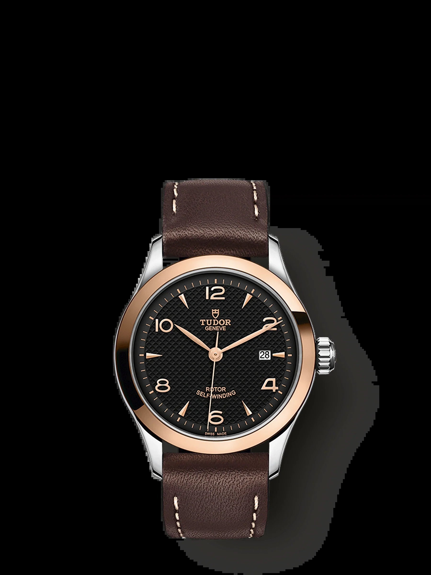 1926, Stainless Steel and 18K Rose Gold, 28Mm, Ref# M91351-0007