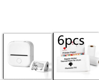 Portable Mini Thermal Label Printer – Bluetooth-Compatible Home & Photo Printer