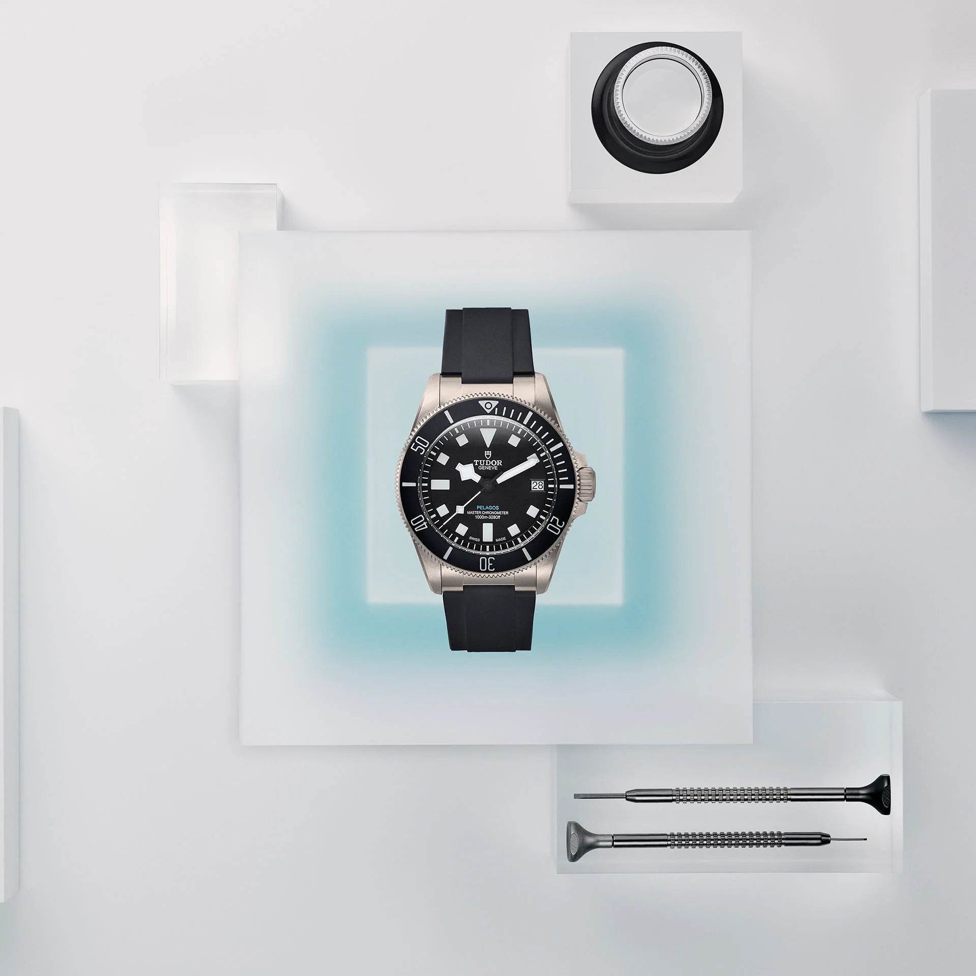 Unworn,  Pelagos Ultra, Grade 2 and Grade 5 Titanium, 43Mm, Ref# M2543C1A7NU-0001, Box and Papers