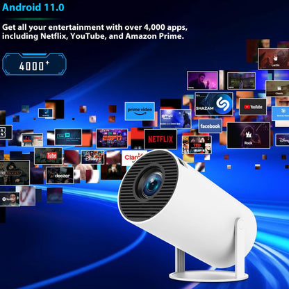 Portable Smart Projector 720p H713 – Android 11 HD Supported Projector