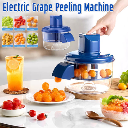 Automatic Electric Grape Peeler – Rechargeable Hands-Free Fruit Peeling Machine