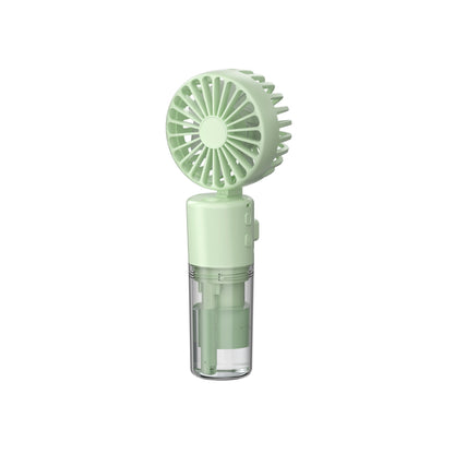 Portable Handheld Spray Fan – 4-Speed USB Rechargeable Mini Mist Cooling Fan