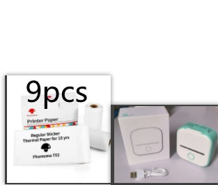 Portable Mini Thermal Label Printer – Bluetooth-Compatible Home & Photo Printer