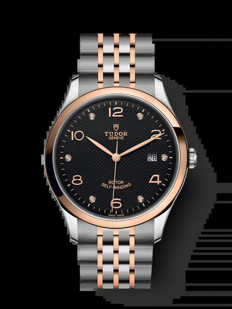 1926, Stainless Steel and 18K Rose Gold with Diamond-Set, 41Mm, Ref# M91651-0004