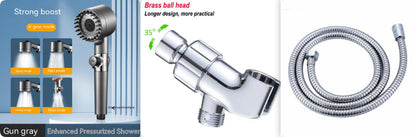 Third Gear Adjustable Supercharged Shower Head – Strong Household Bath & Shower Hose