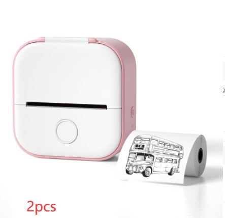 Portable Mini Thermal Label Printer – Bluetooth-Compatible Home & Photo Printer