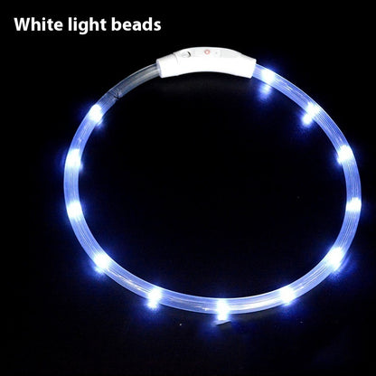 Glowing Pet Collar – USB Rechargeable LED Safety Collar for Dogs & Cats