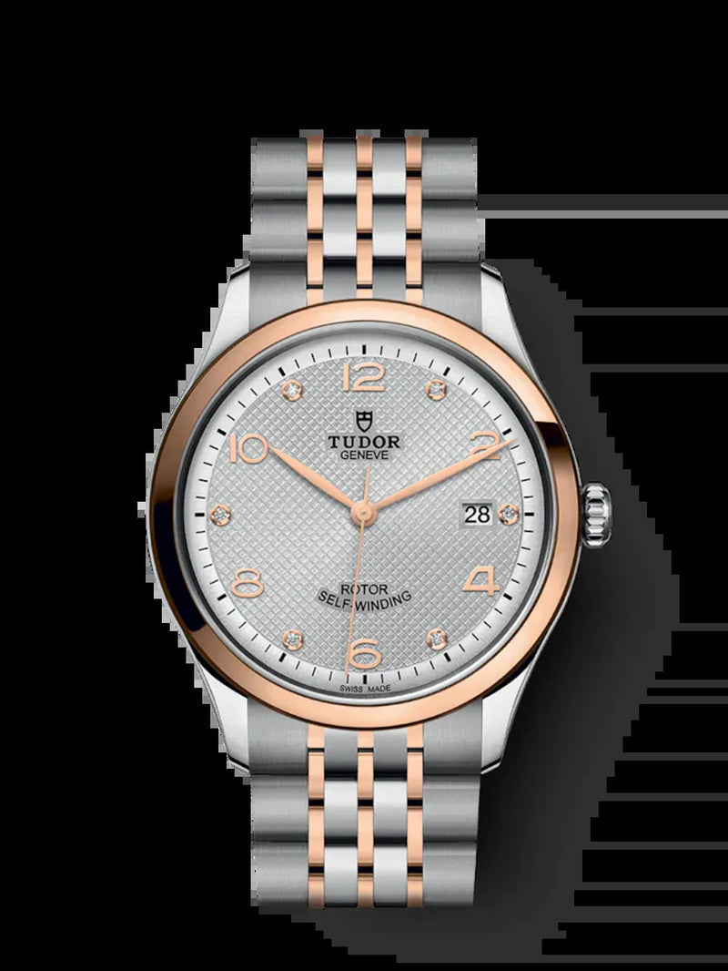 1926, Stainless Steel and 18K Rose Gold with Diamond-Set, 39Mm, Ref# M91551-0002