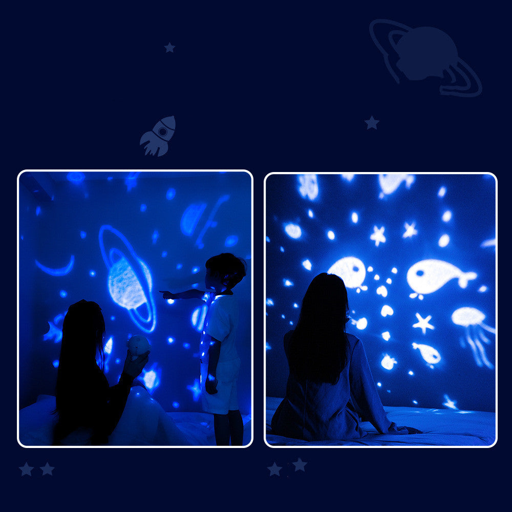Galaxy Star Projector – Astronaut Starry Sky Night Light for Kids & Home Décor