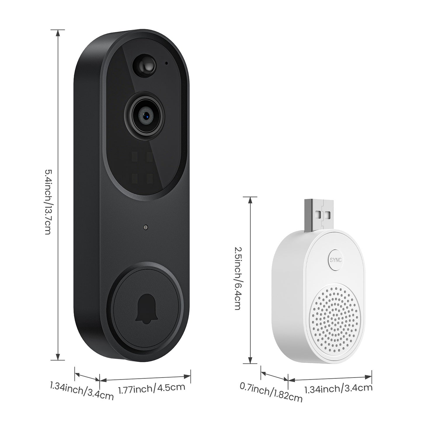 M50 Intelligent Visual Doorbell – Wireless Smart Camera for Home Security