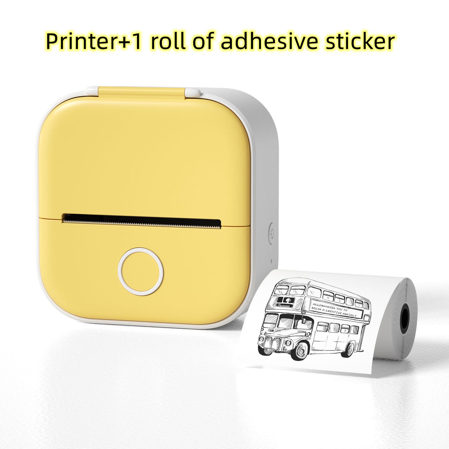 Portable Mini Thermal Label Printer – Bluetooth-Compatible Home & Photo Printer