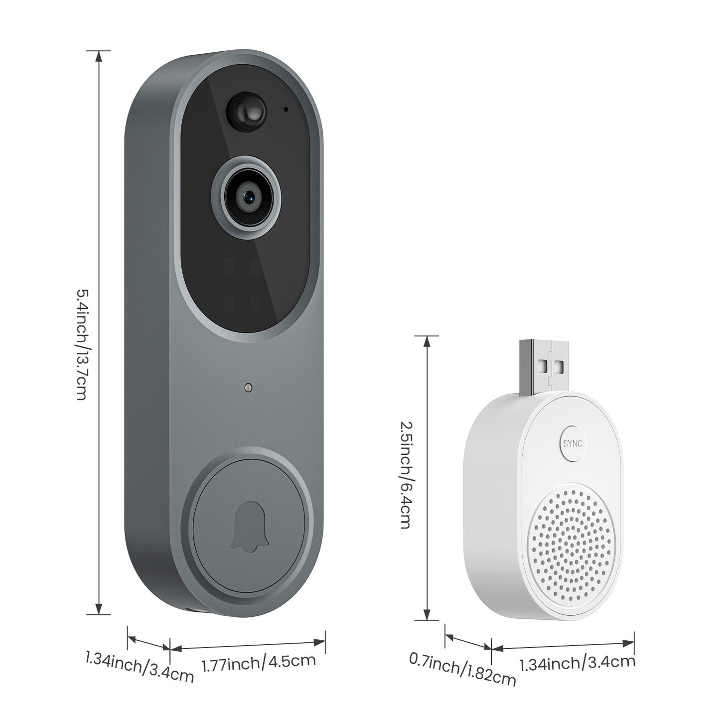 M50 Intelligent Visual Doorbell – Wireless Smart Camera for Home Security