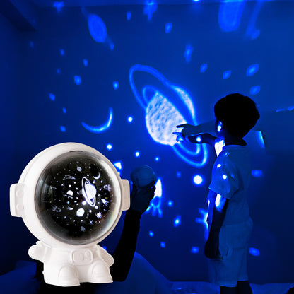 Galaxy Star Projector – Astronaut Starry Sky Night Light for Kids & Home Décor