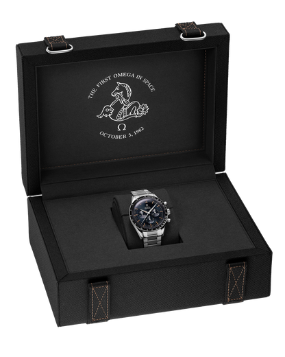 Unworn,  Speedmaster First  in Space, Co-Axial Chronograph, 39,7Mm, Ref# 310.30.40.50.06.001, Box and Papers